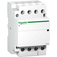 Контактор модульный 4полюса (4НО).63А. цепь управления 220В 50Гц Schneider Electric