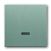 Клавиша для светорегулятора 6550 U-10x 6560 U-101 6593 U реле 6401 U-10x 6402 U ABB Solo/Future Серебристо-алюминиевый