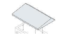Крыша для защиты от дождя 600х250мм ABB SR2