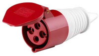 Розетка переносная 214 3Р+РЕ 16А 380В IP44 РП-102 DEKraft