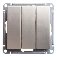 W59 3-клавишный Выключатель, 10АХ, механизм, шампань Schneider Electric