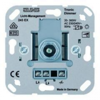 Механизм Светорегулятор поворотно-нажимной Tronic для л/н г/л эл.трансформаторов 20-360 Вт Jung