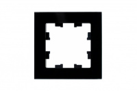 Рамка 1-постовая стекло Schneider Electric AtlasDesign Nature Черный