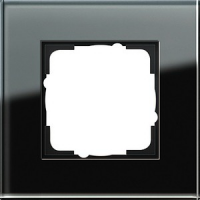 Рамка 1-постовая Gira Esprit Черное стекло