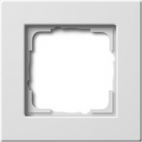Рамка 1-постовая Gira E22 Белый глянец