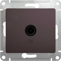 Розетка TV оконечная 1DB механизм Systeme Electric Glossa Графит