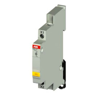 Лампа индикаторная желтая ABB E219-E220
