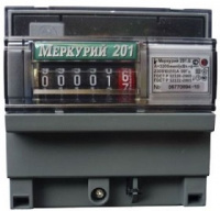Счетчик 1Ф 1T min 10A/max 80A 230V класс 1 ОУ Меркурий 201.6