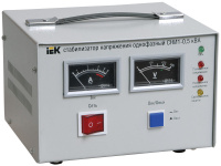 Стабилизатор напряжения электромеханический 2kVA 9A вход.напряжение 160-250V IEK СНИ1