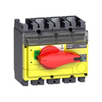 Выключатель-разъединитель, монтаж на плате 3P / с красной рукояткой Schneder Electrc nterpact NV200