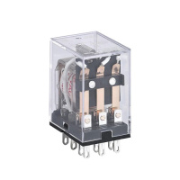 Промежуточное реле JZX-22F(D) 4 конт. с инд. LED 3А 24В DC CHINT