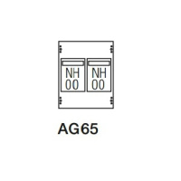 Пластрон 300x250мм с проемом под 2 разъединителя NH00 ABB