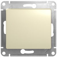 Выключатель кнопочный 10A (схема 1) Systeme Electric Glossa Бежевый