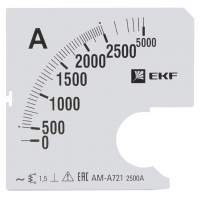 Шкала сменная для A721 2500/5A-1,5 EKF PROxima