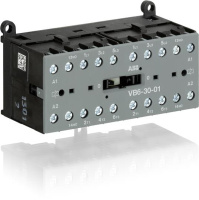Миниконтактор реверсивный VB6-30-01-F 9A (400В AC3) катушка 24В АС ABB