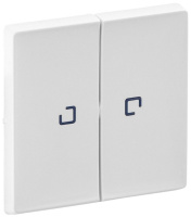 Клавиша 2-ая с подсветкой Legrand Valena Life Белый