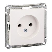 W59 Розетка без заземления без шторок, 16А, механизм, белый Schneider Electric