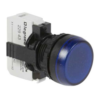 Лампа-индикатор - Osmoz - в сборе - с подсветкой - синий - 230 В~ Legrand