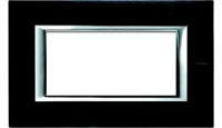 Рамка прямоугольная итальянский стандарт ITA 4 мод Bticino Axolute Антрацит 