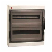 Щиток настен.с двер.36мод.,IP65,сер.,с усил. клем.блок.2х87312 DKC