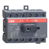 Выключатель нагрузки на DN-рейку, до 40A 6P / без ручки ABB OT40F6