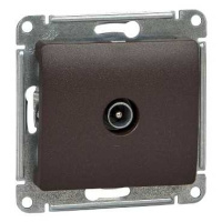 Розетка TV проходная 4DB Systeme Electric Glossa Шоколад