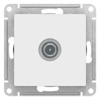 Розетка TV оконечная 1DB механизм Schneider Electric AtlasDesign Белый