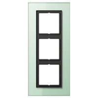 Рамка 3-постовая Jung LS plus Стекло Матовый