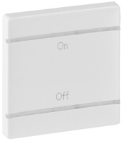 Клавиша с символом "On-Off" 2 мод Legrand Valena Life MyHome BUS/SCS Белый