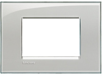 Рамка прямоугольная 3 мод Bticino Living Light Серое небо