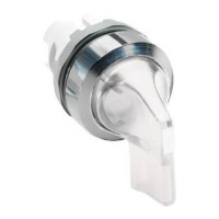 Переключатель M2SS4-21C (короткая ручка) прозрачный 2-х позиционный с подсветкой с фиксацией ABB