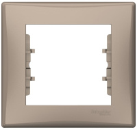 Рамка 1-постовая Schneider Electric Sedna Титан
