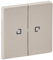 Клавиша 2-ая с подсветкой Legrand Valena Life Слоновая кость