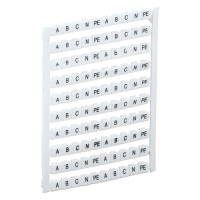 Маркеры для КВИ-4/16мм2 с символами "A, B, C, N, PE" IEK