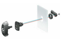 Ручка с кнопкой и замком 1242Е для S3D Schneider Electric