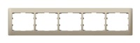Рамка 5-постовая горизонтальная Legrand Galea Life Титан
