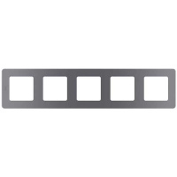 Рамка декоративная универсальная, 5 постов, Legrand Inspiria Дымчатый