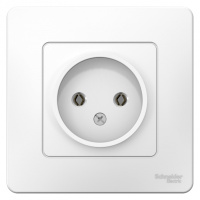 Розетка без заземления без шторок скрытой установки 16A 250В Systeme Electric Blanca Белый