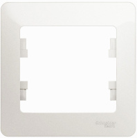 Рамка 1-постовая Systeme Electric Glossa Перламутр