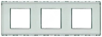 Рамка прямоугольная 2+2+2 мод Bticino Living Light Kristall