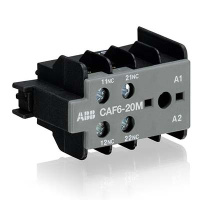 Контакт дополнительный фронтальный 2НО для В6, В7 ABB CAF6-20M