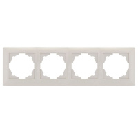 Рамка 4-постовая EKF PROxima Милан Белый