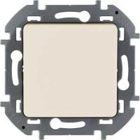 Выключатель 1-клавишный для скрытого монтажа, 10 А, напряжение ~250В Legrand Inspiria Слоновая кость
