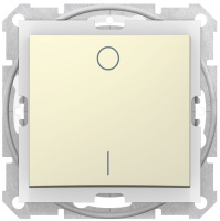 Выключатель 1-клавишный 2-полюсный 10A IP44 Schneider Electric Sedna Бежевый