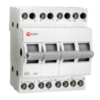 Трехпозиционный переключатель 4P 25A EKF Basic