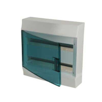 ABB Бокс настенный Mistral41 36М зеленая дверь N+PE (2ряда)