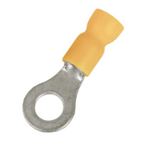 Наконечник с отверстием под винт и изолир.фланцем ПВХ, легкий ввод жилы, 2,5-6 кв.мм М5(д.5,3 мм) (НКИ) DKC