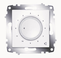 Звукорегулятор ABB Cosmo Белый