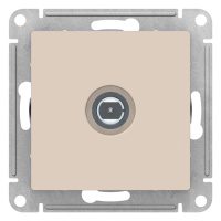 Розетка TV одиночная Schneider Electric AtlasDesign Бежевый