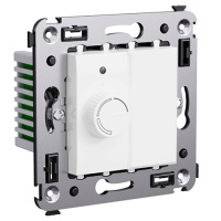 Диммер поворотный в стену, "Avanti", "Белое облако" DKC